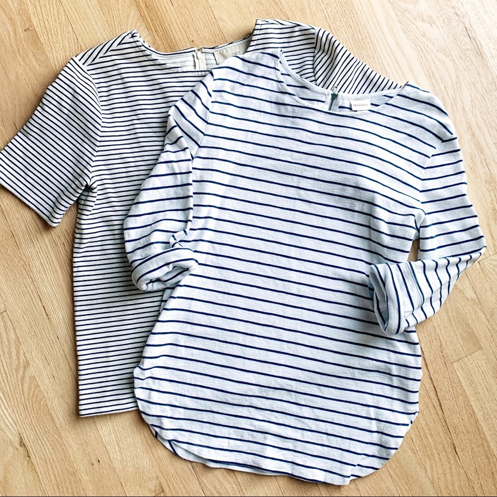 2/$20 Bundle | LOFT + MERONA Striped Shirts